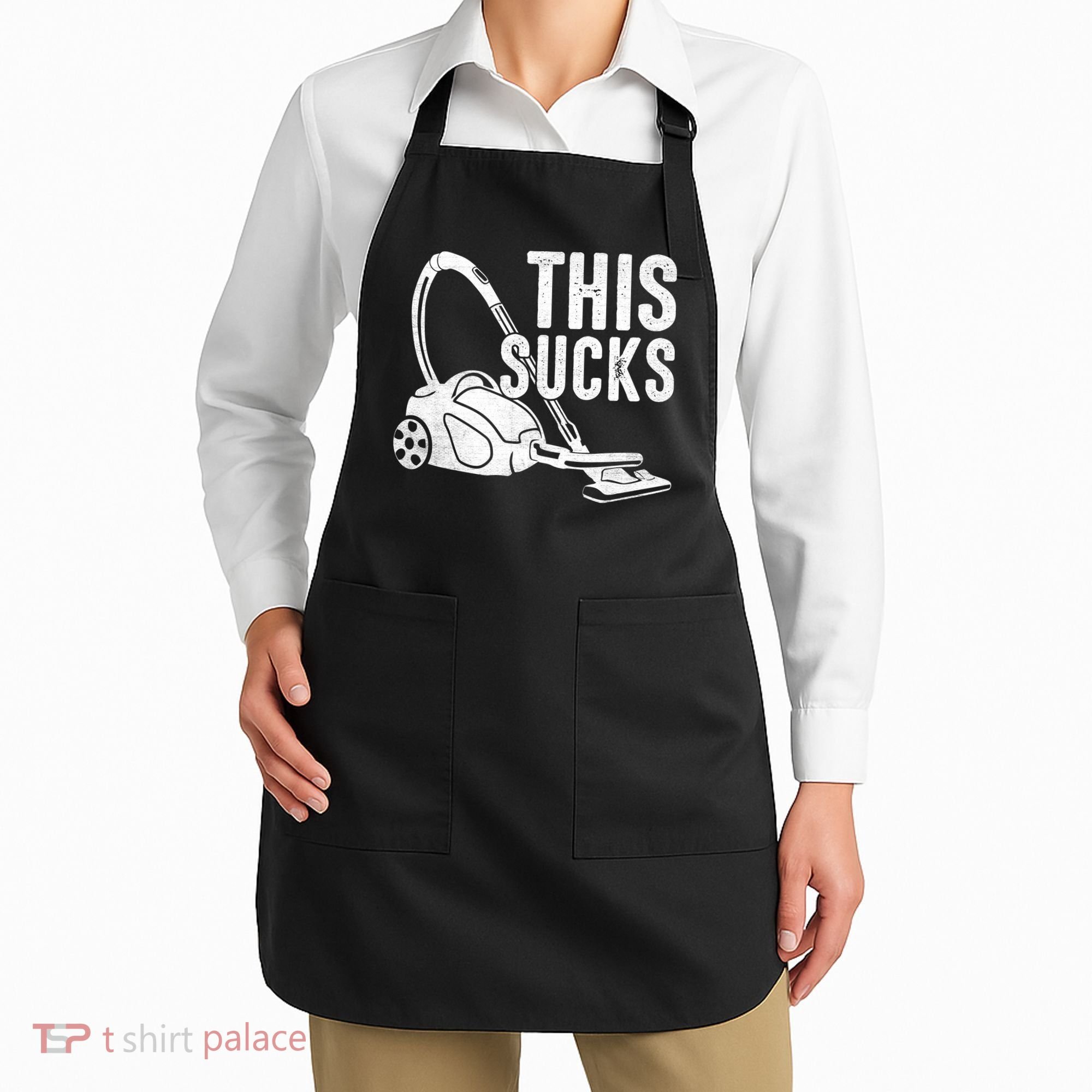This Sucks Vacuum Funny Vacuuming Meme Apron