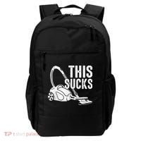 This Sucks Vacuum Funny Vacuuming Meme Backpack thumb 0