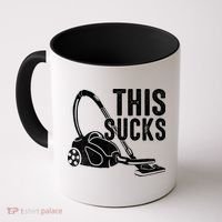 This Sucks Vacuum Funny Vacuuming Meme Coffee Mug thumb 0