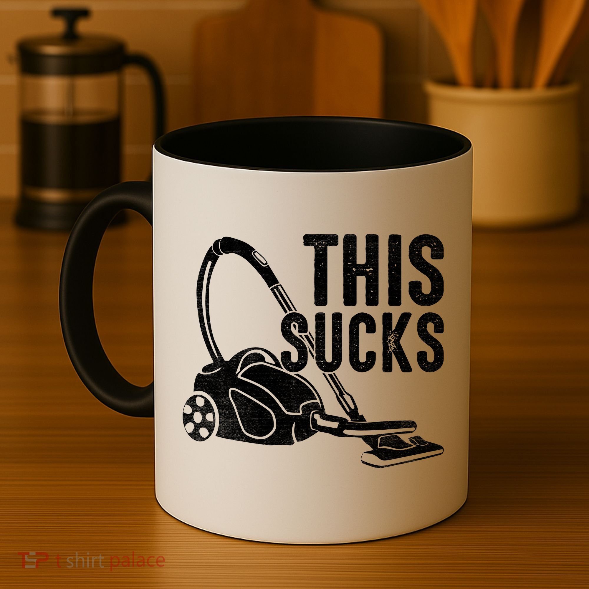 This Sucks Vacuum Funny Vacuuming Meme Coffee Mug