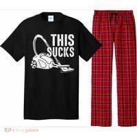 This Sucks Vacuum Funny Vacuuming Meme Pajama Set thumb 0