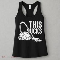 This Sucks Vacuum Funny Vacuuming Meme Women's Tank Top thumb 3