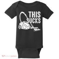 This Sucks Vacuum Funny Vacuuming Meme Baby Bodysuit thumb 0