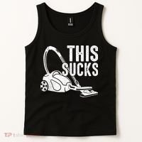 This Sucks Vacuum Funny Vacuuming Meme Tank Top thumb 2