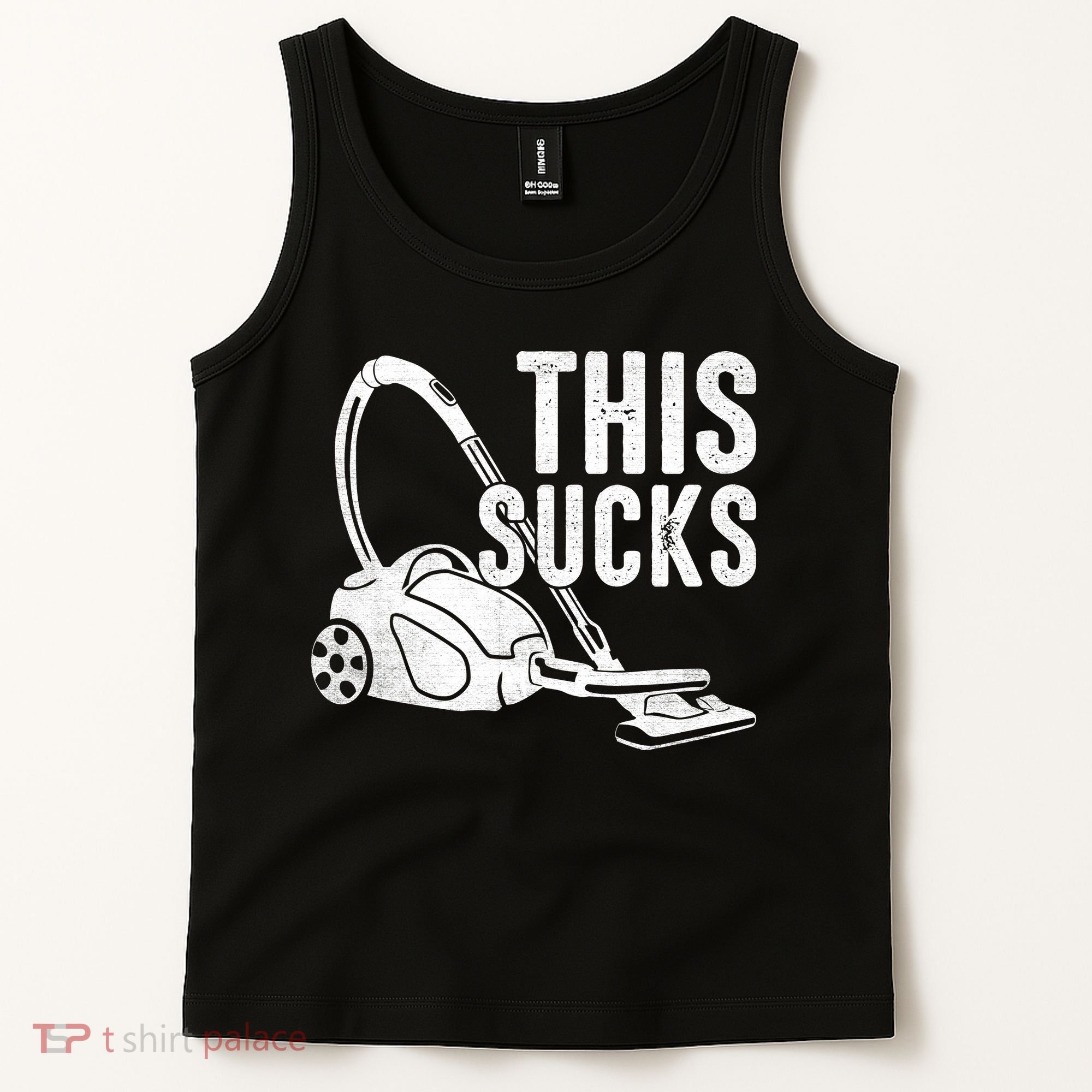 This Sucks Vacuum Funny Vacuuming Meme Tank Top