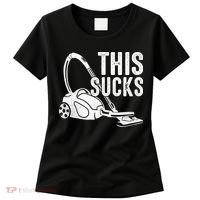 This Sucks Vacuum Funny Vacuuming Meme Women's T-Shirt thumb 0
