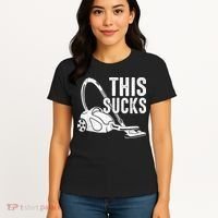 This Sucks Vacuum Funny Vacuuming Meme Women's T-Shirt thumb 4