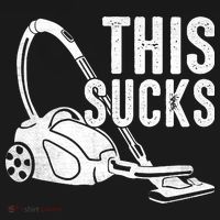 This Sucks Vacuum Funny Vacuuming Meme Kids Long Sleeve Shirt thumb 2