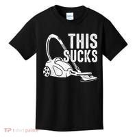 This Sucks Vacuum Funny Vacuuming Meme Kids T-Shirt thumb 0