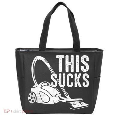 This Sucks Vacuum Funny Vacuuming Meme Tote Bag