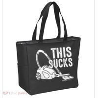 This Sucks Vacuum Funny Vacuuming Meme Tote Bag thumb 2