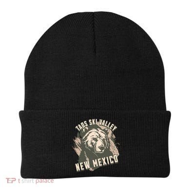 Taos Ski Valley New Mexico Bear Meaningful Gift Beanie
