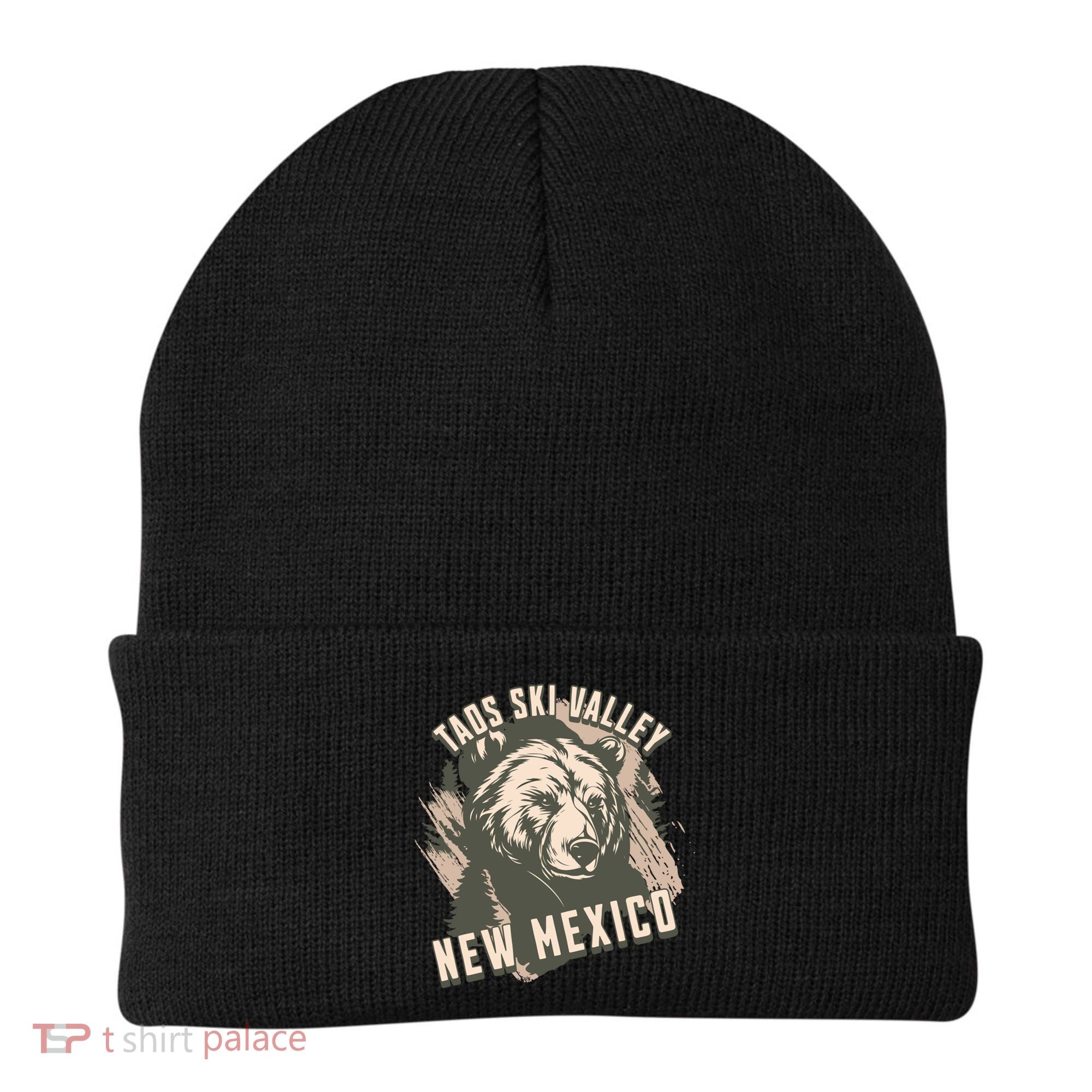 Taos Ski Valley New Mexico Bear Meaningful Gift Beanie