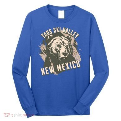 Taos Ski Valley New Mexico Bear Meaningful Gift Long Sleeve Shirt