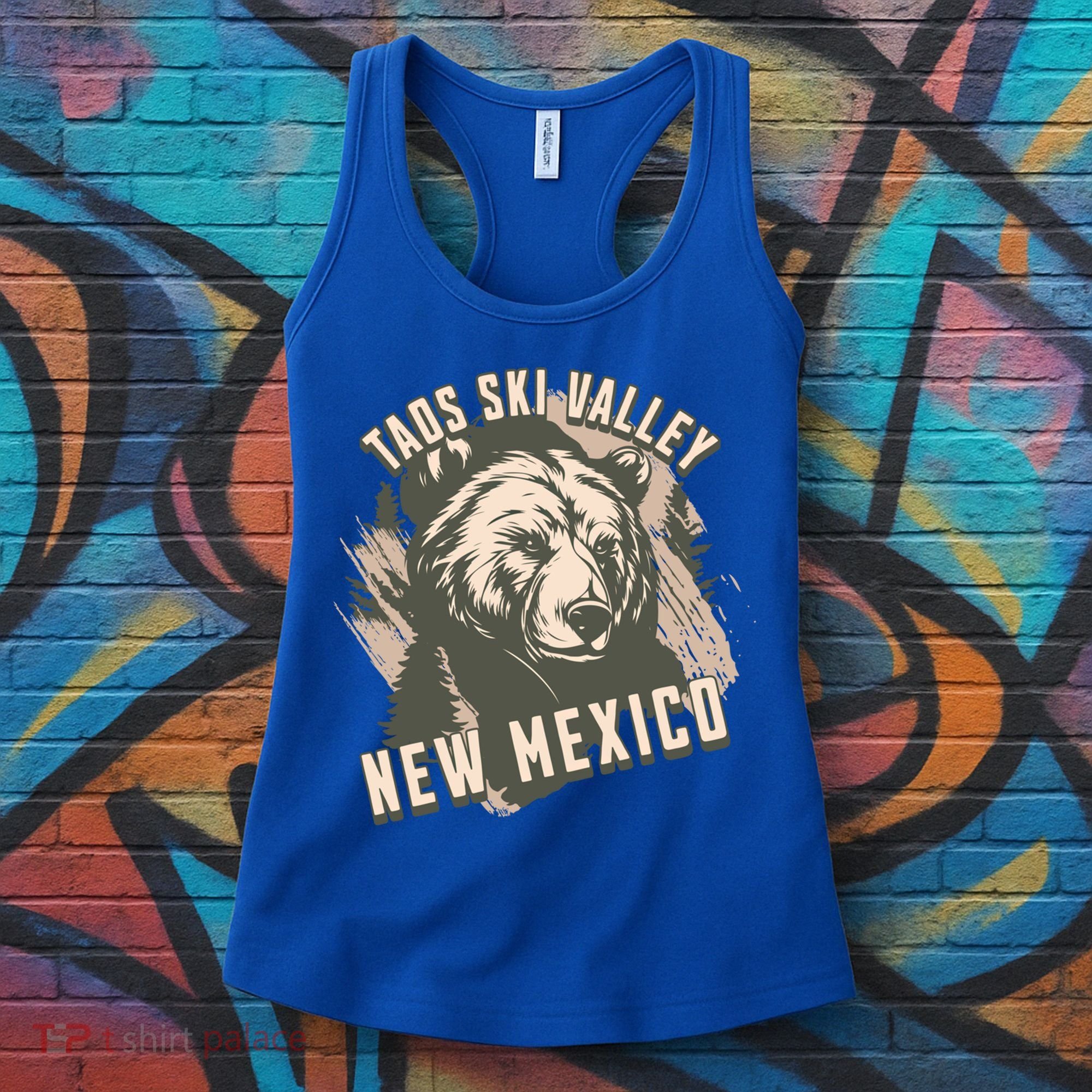 Taos Ski Valley New Mexico Bear Meaningful Gift Women's Tank Top