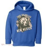 Taos Ski Valley New Mexico Bear Meaningful Gift Toddler Hoodie thumb 0