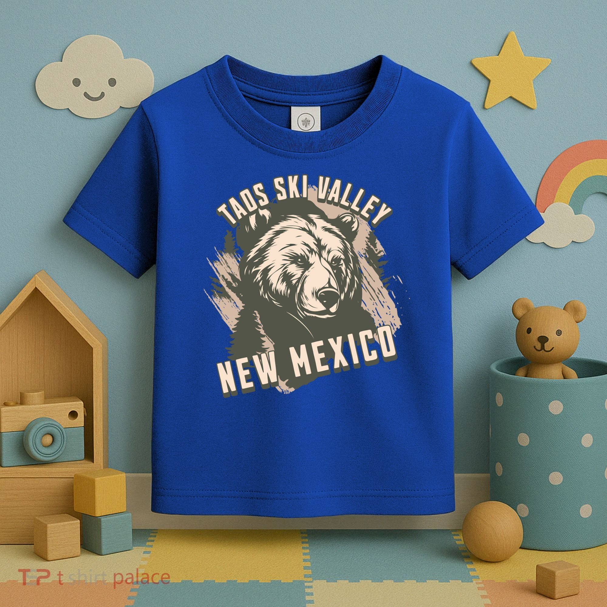 Taos Ski Valley New Mexico Bear Meaningful Gift Toddler T-Shirt