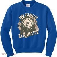 Taos Ski Valley New Mexico Bear Meaningful Gift Kids Sweatshirt thumb 0