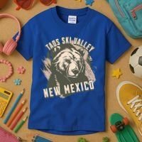 Taos Ski Valley New Mexico Bear Meaningful Gift Kids T-Shirt thumb 3