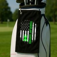 Transplant Survivor Warrior Liver Kidney Organ Recipient Golf Towel thumb 2