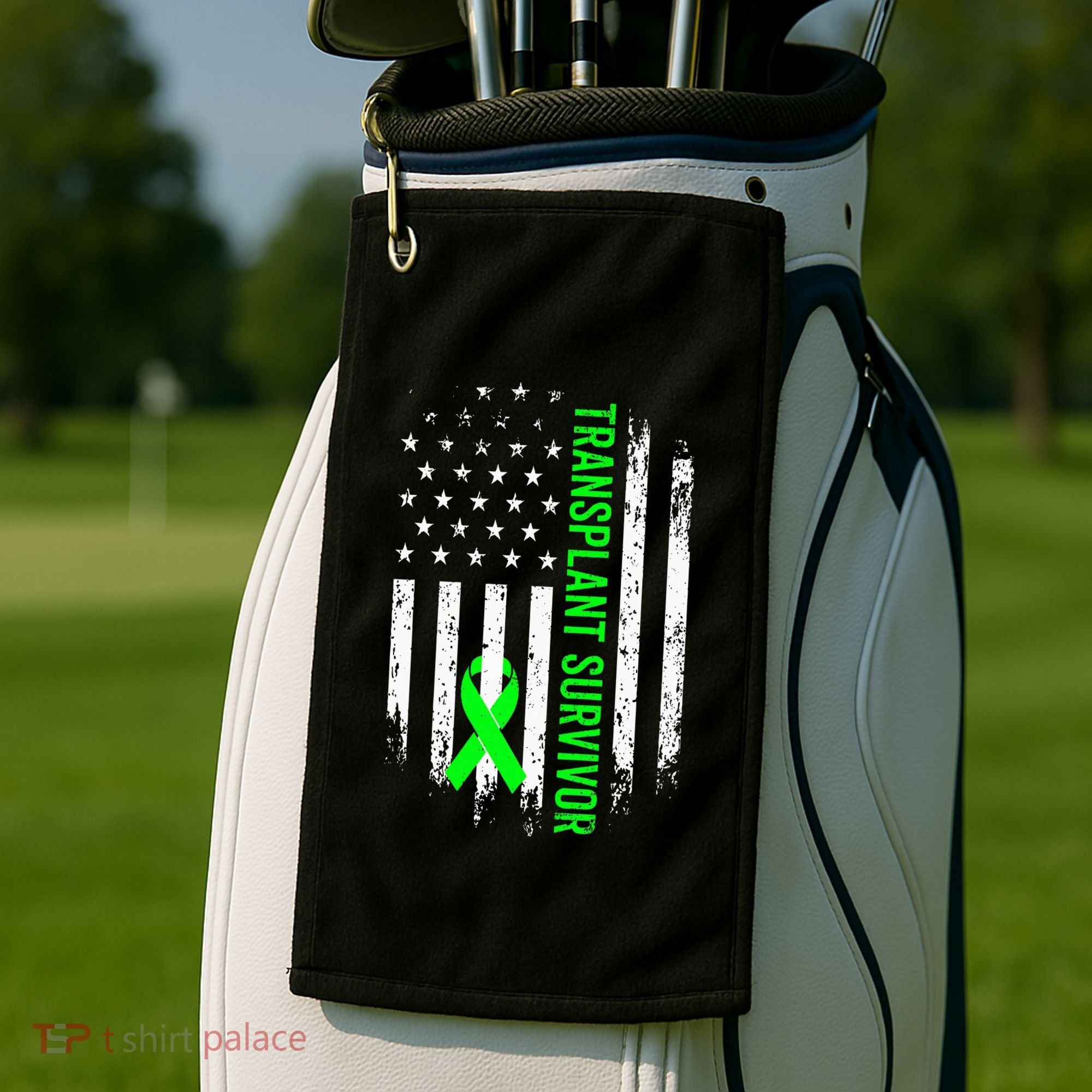 Transplant Survivor Warrior Liver Kidney Organ Recipient Golf Towel