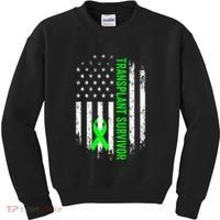Transplant Survivor Warrior Liver Kidney Organ Recipient Kids Sweatshirt thumb 0