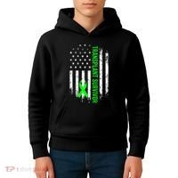 Transplant Survivor Warrior Liver Kidney Organ Recipient Kids Hoodie thumb 4