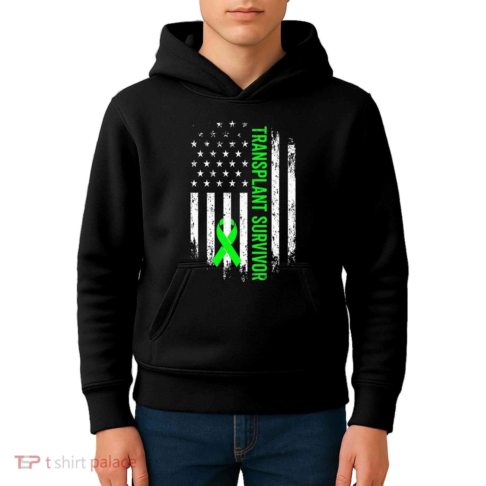 Transplant Survivor Warrior Liver Kidney Organ Recipient Kids Hoodie