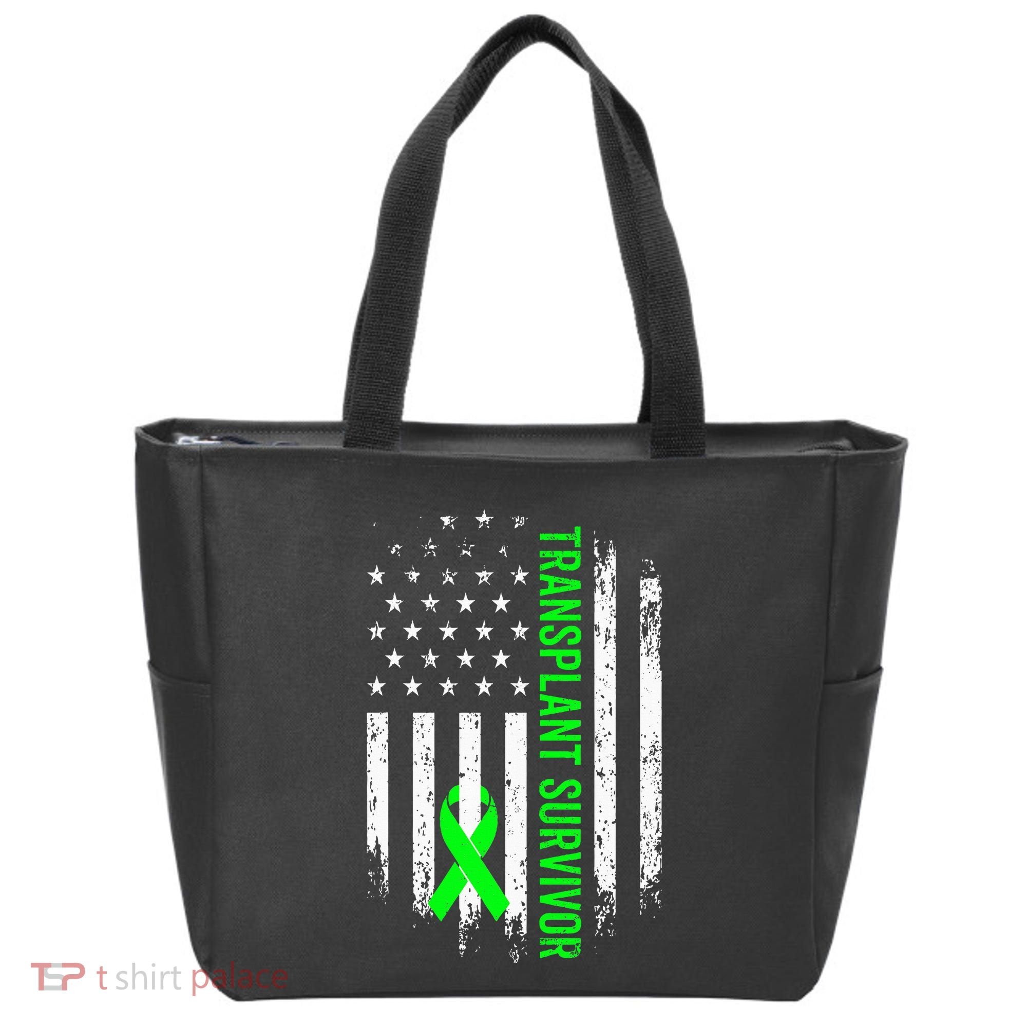 Transplant Survivor Warrior Liver Kidney Organ Recipient Tote Bag