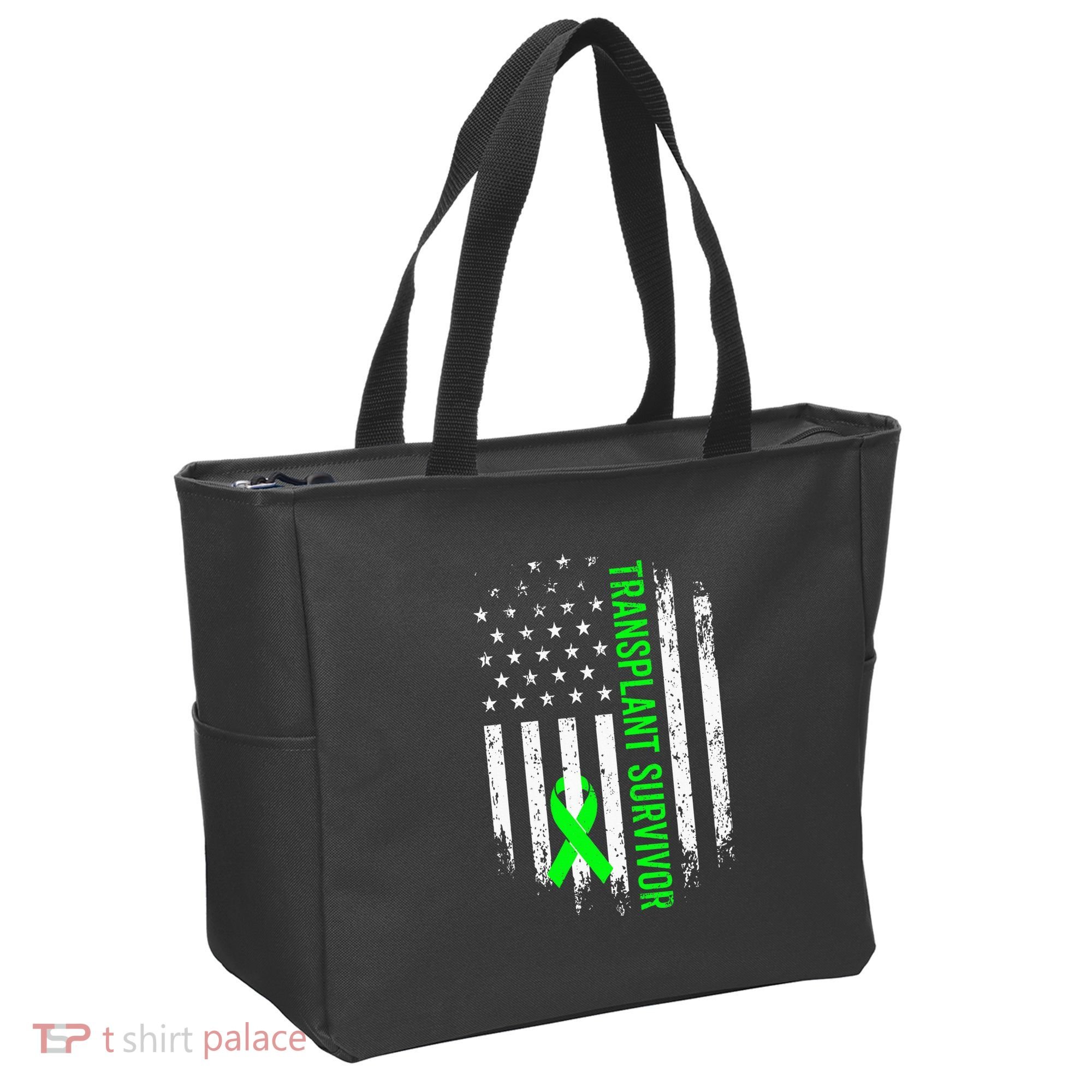 Transplant Survivor Warrior Liver Kidney Organ Recipient Tote Bag