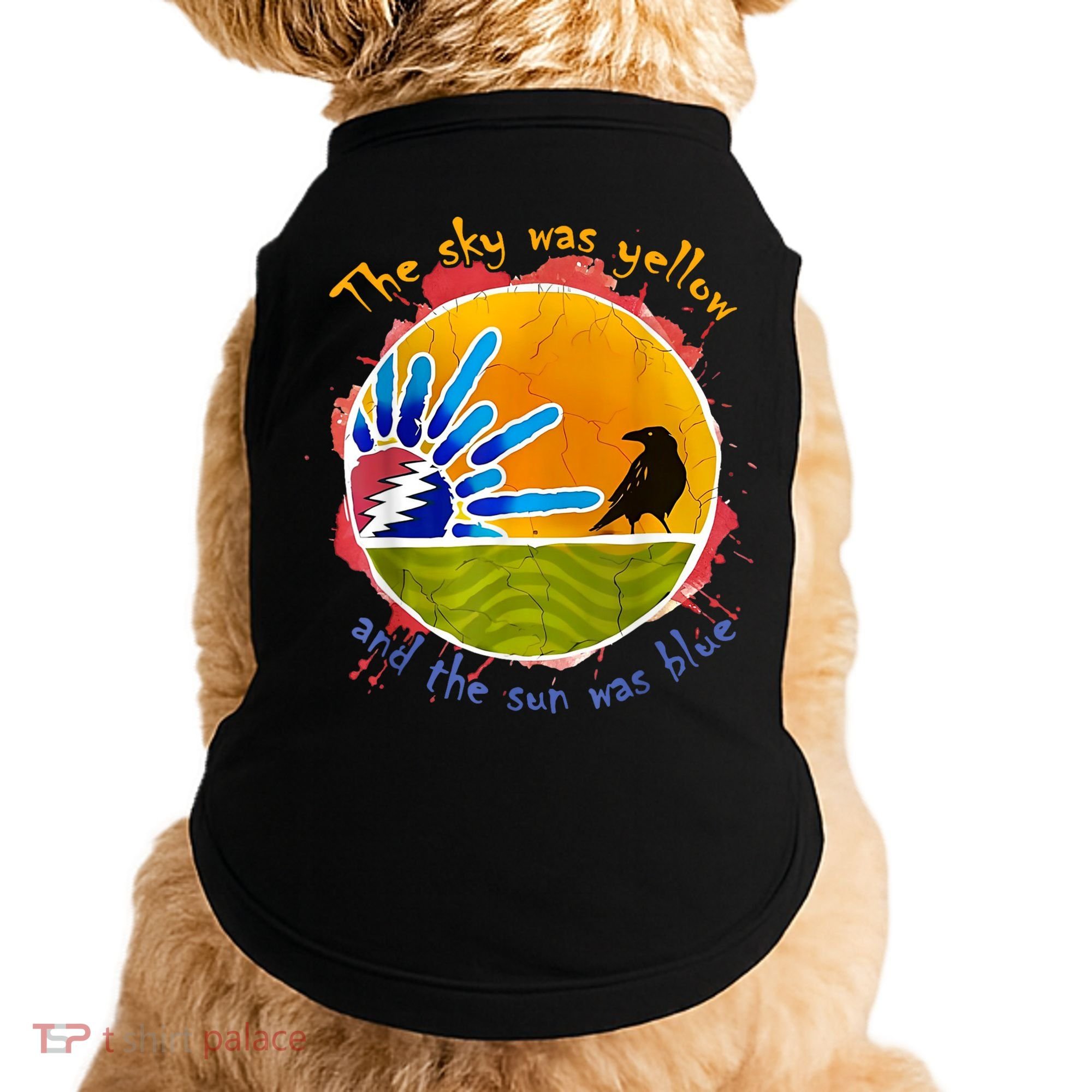 The Sky Was Yellow And The Sun Was Blue Doggie Tank
