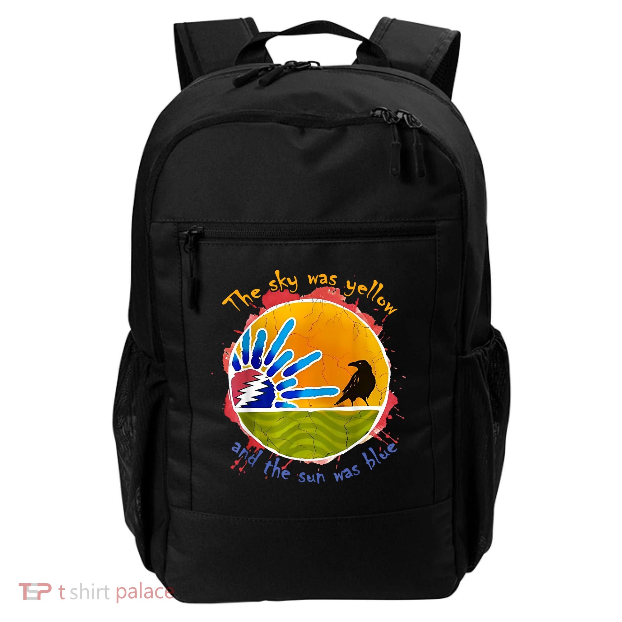 The Sky Was Yellow And The Sun Was Blue Backpack