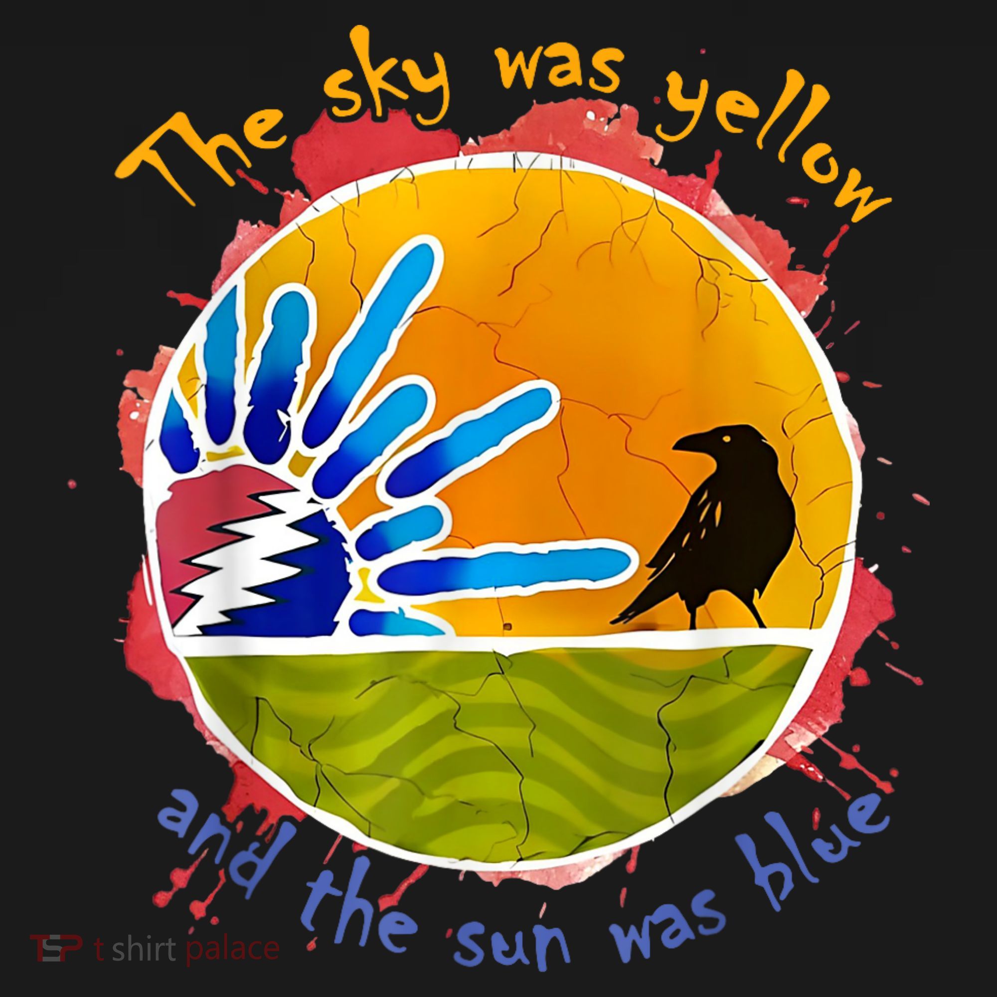 The Sky Was Yellow And The Sun Was Blue Women's Hoodie