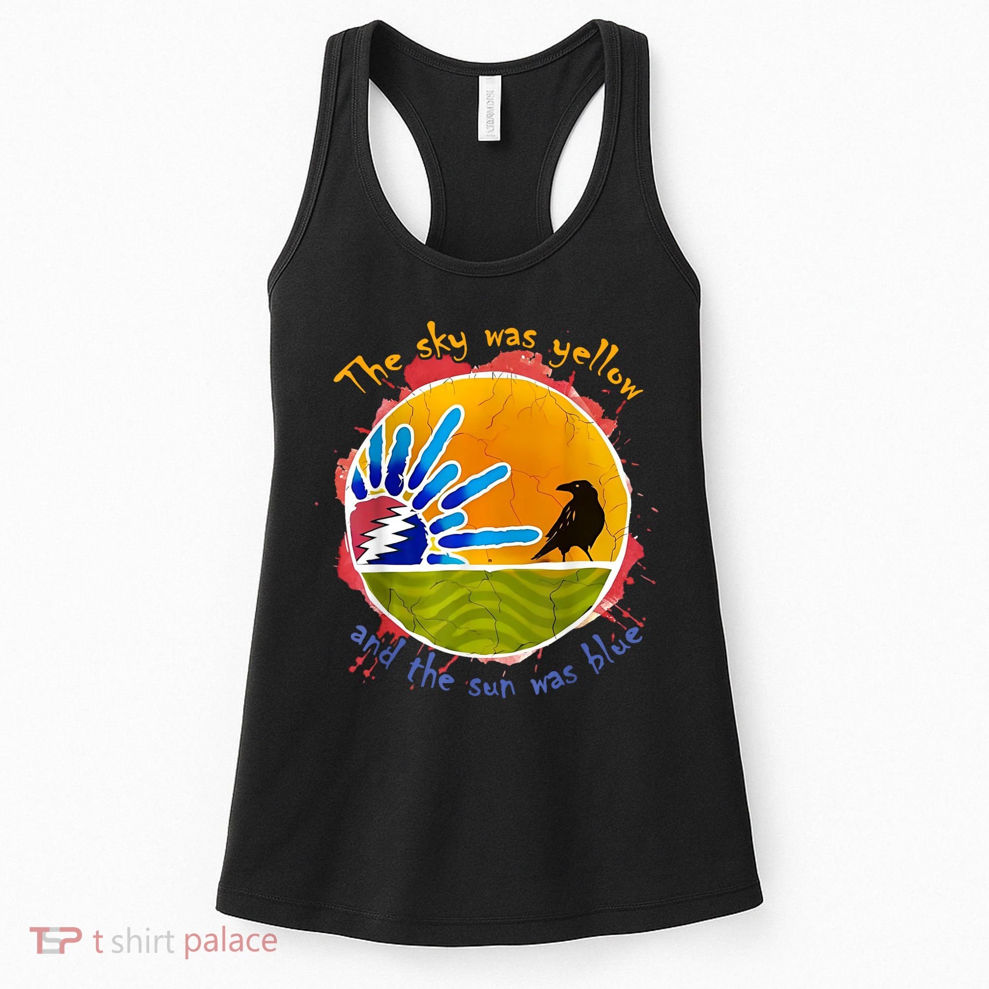 The Sky Was Yellow And The Sun Was Blue Women's Tank Top