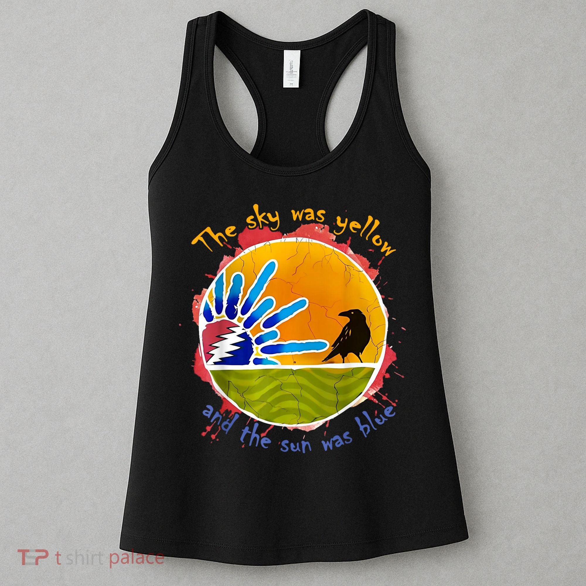 The Sky Was Yellow And The Sun Was Blue Women's Tank Top