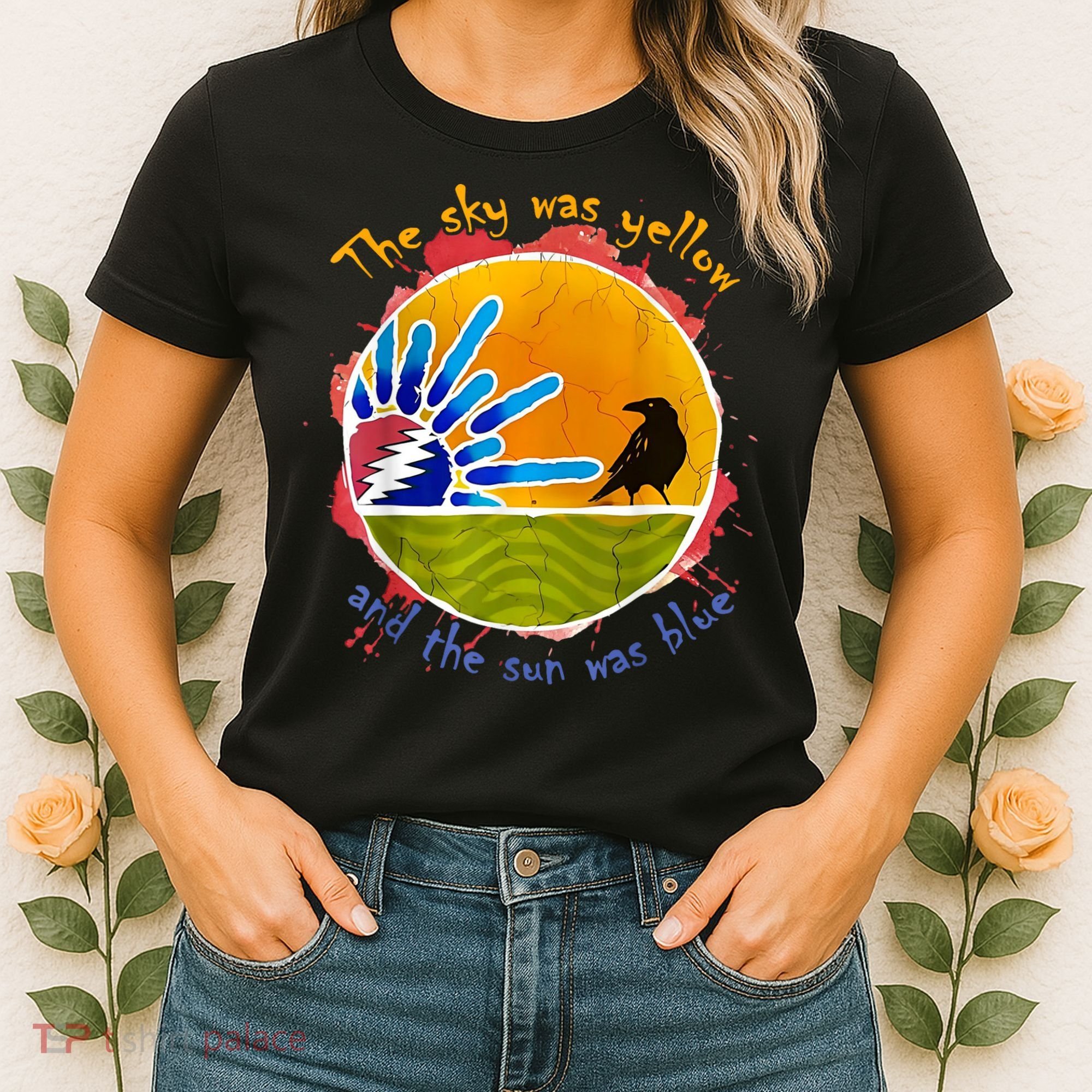 The Sky Was Yellow And The Sun Was Blue Women's T-Shirt