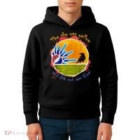 The Sky Was Yellow And The Sun Was Blue Kids Hoodie thumb 4