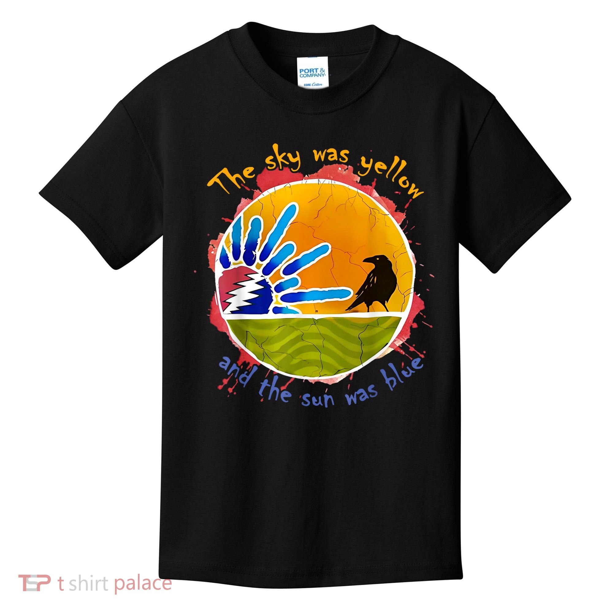 The Sky Was Yellow And The Sun Was Blue Kids T-Shirt