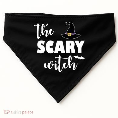 The Scary Witch USA-Made Doggie Bandana