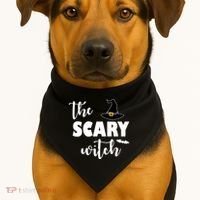 The Scary Witch USA-Made Doggie Bandana thumb 1