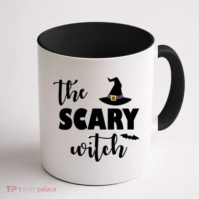 The Scary Witch Coffee Mug back