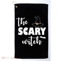 The Scary Witch Golf Towel thumb 0