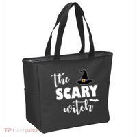 The Scary Witch Tote Bag thumb 2