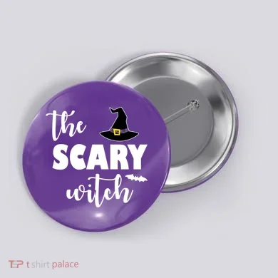 The Scary Witch Button