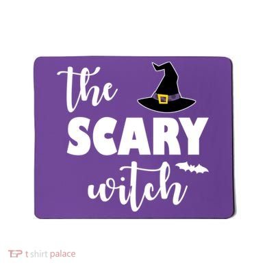 The Scary Witch Mousepad