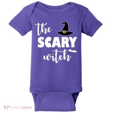 The Scary Witch Baby Bodysuit