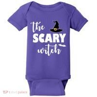 The Scary Witch Baby Bodysuit thumb 0