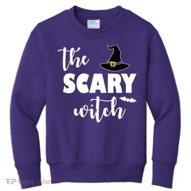 The Scary Witch Kids Sweatshirt