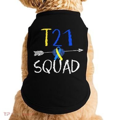 T21 Squad World Down Syndrome Day Doggie Tank