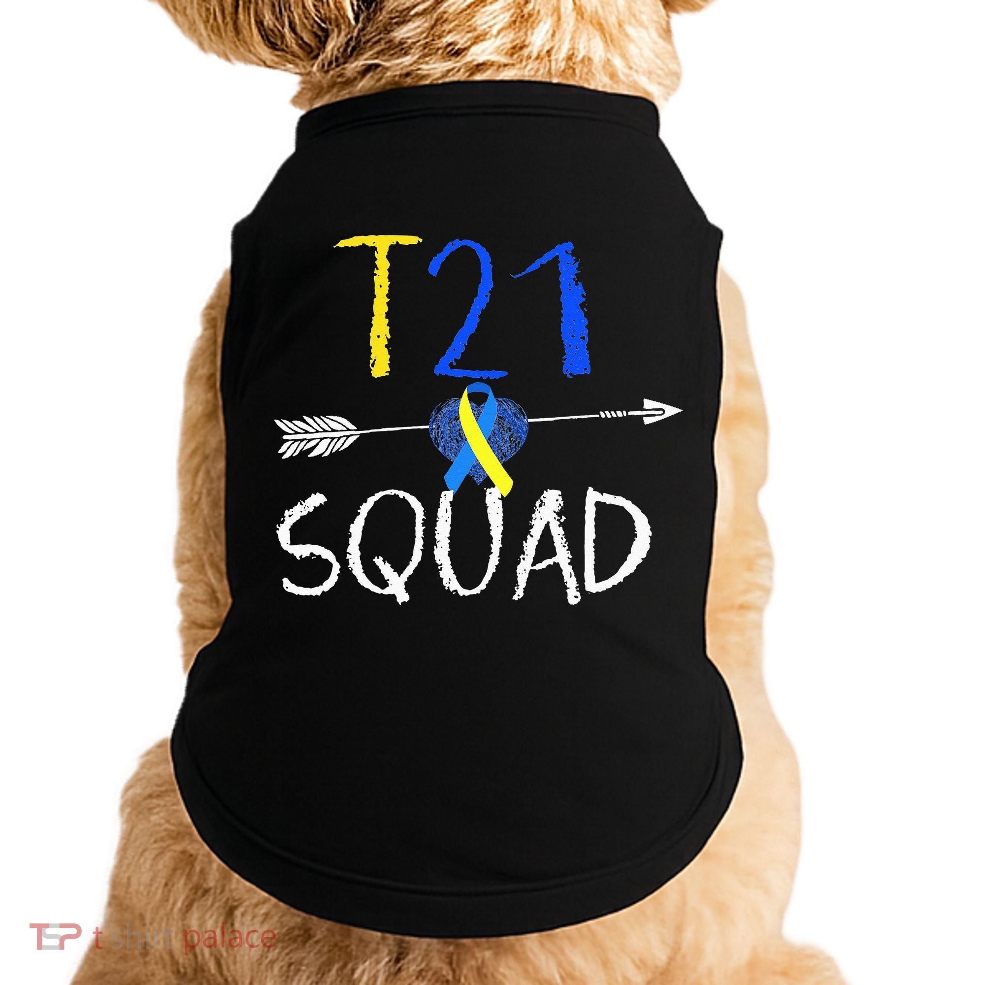 T21 Squad World Down Syndrome Day Doggie Tank